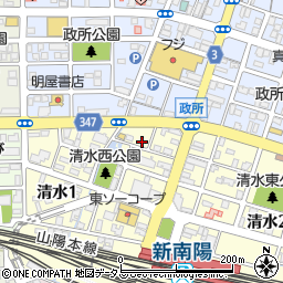 山田文具店周辺の地図