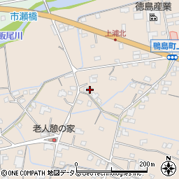 徳島県吉野川市鴨島町上浦544周辺の地図