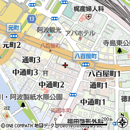 産業雇用安定センター（公益財団法人）徳島事務所周辺の地図