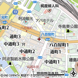 株式会社東京商工リサーチ徳島支店周辺の地図
