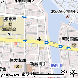 笹本竹材店周辺の地図