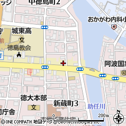 徳島スーパーカブ周辺の地図