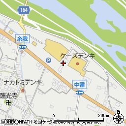 和歌山県有田市糸我町中番20周辺の地図