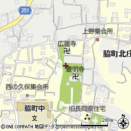 徳島県美馬市脇町大字北庄1308周辺の地図
