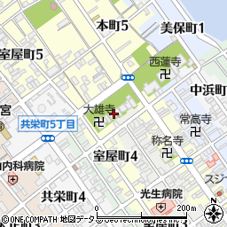 隆慶寺周辺の地図