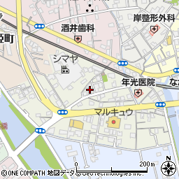 田邑ガラス店周辺の地図