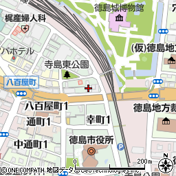 富国生命保険相互会社　徳島営業所周辺の地図
