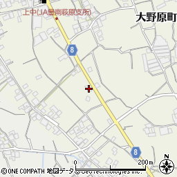 香川県観音寺市大野原町萩原1147周辺の地図