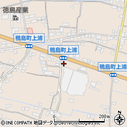 徳島県吉野川市鴨島町上浦392周辺の地図