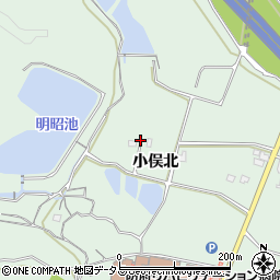 山口県防府市台道小俣北1740周辺の地図