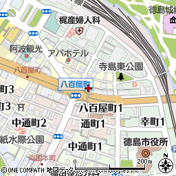 学進グループ　徳島本校周辺の地図