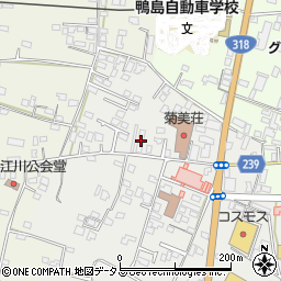 徳島県吉野川市鴨島町上下島448周辺の地図