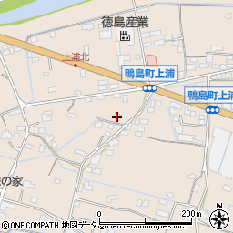 徳島県吉野川市鴨島町上浦525周辺の地図