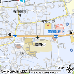 ダイヤ薬局国府店周辺の地図