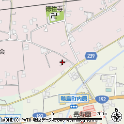徳島県吉野川市鴨島町喜来169周辺の地図