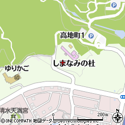 愛媛県今治市しまなみの杜周辺の地図