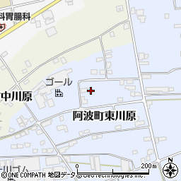 徳島県阿波市阿波町東川原109-5周辺の地図