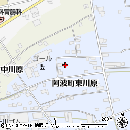 徳島県阿波市阿波町東川原109周辺の地図