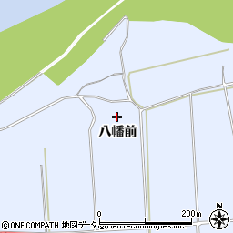徳島県阿波市市場町香美（八幡前）周辺の地図