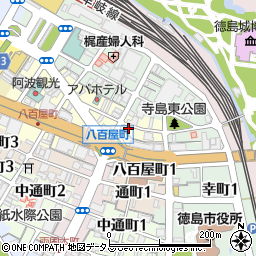 徳島県徳島市一番町1丁目10周辺の地図