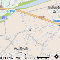 徳島県吉野川市鴨島町上浦199-3周辺の地図
