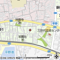 山口県周南市平野2丁目6周辺の地図