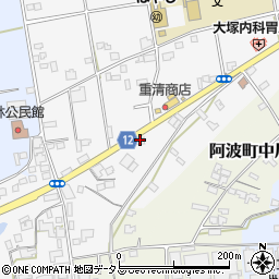 徳島県阿波市阿波町南整理152周辺の地図