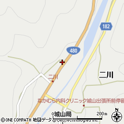 和歌山県有田郡有田川町二川594周辺の地図