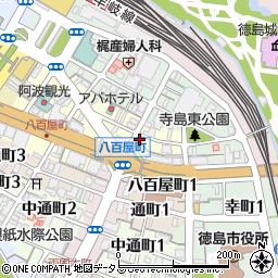 徳島県徳島市一番町1丁目11周辺の地図