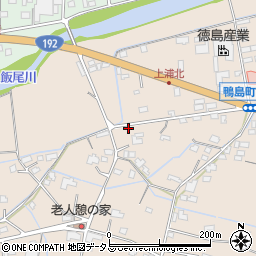 徳島県吉野川市鴨島町上浦199周辺の地図