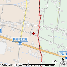 徳島県吉野川市鴨島町上浦216周辺の地図