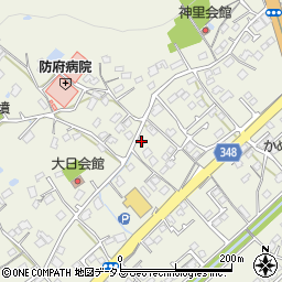 山口県防府市高井67周辺の地図