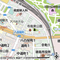 徳島県徳島市一番町1丁目20周辺の地図