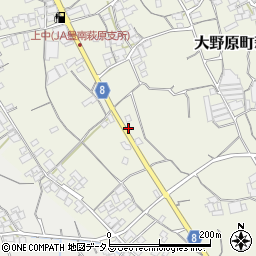 香川県観音寺市大野原町萩原1146周辺の地図