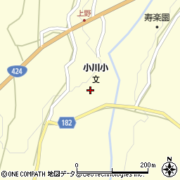 和歌山県有田郡有田川町小川594周辺の地図