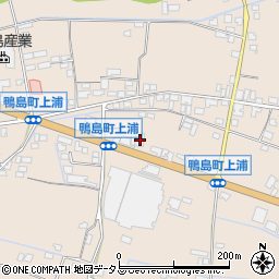 徳島県吉野川市鴨島町上浦417-5周辺の地図
