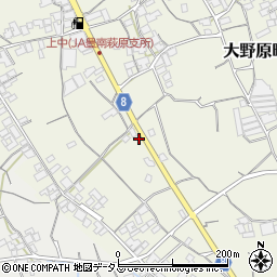 香川県観音寺市大野原町萩原1145周辺の地図