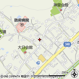 山口県防府市高井975周辺の地図