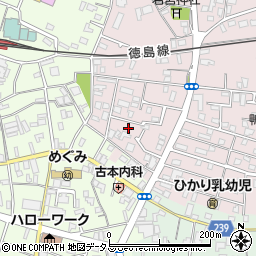 宮田学園周辺の地図