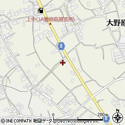 香川県観音寺市大野原町萩原1275周辺の地図
