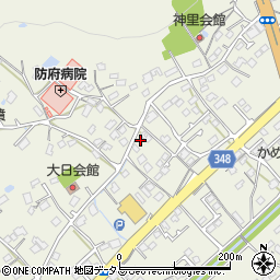山口県防府市高井976周辺の地図