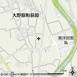 香川県観音寺市大野原町萩原906周辺の地図