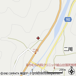 和歌山県有田郡有田川町二川592周辺の地図