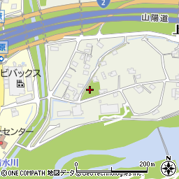 上右田児童遊園周辺の地図