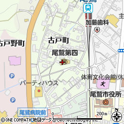 三重県尾鷲市古戸町周辺の地図