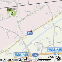徳島県吉野川市鴨島町喜来119周辺の地図