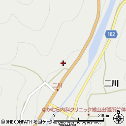 和歌山県有田郡有田川町二川591周辺の地図