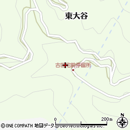 和歌山県有田郡有田川町東大谷105周辺の地図