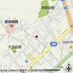山口県防府市高井1024周辺の地図