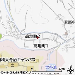 愛媛県今治市高地町2丁目2032周辺の地図